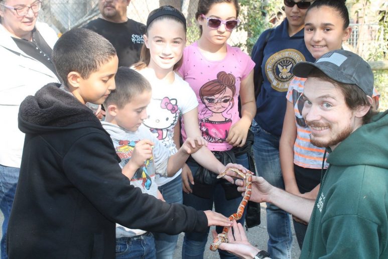 Zoo kids and Bella