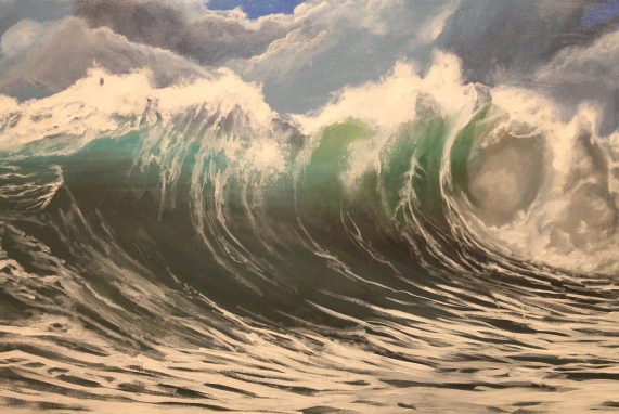 2019 County Fairs Show_Lisa Ivey__Deepest Waters__Acrylic on canvas_2019