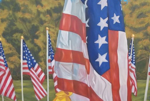 Stories of War_Jennifer Flores__Field of Honor 3__Oil on canvas