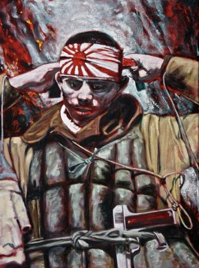 Stories of War_Randy Kirksey__Kamikaze__Oil on canvas_2015